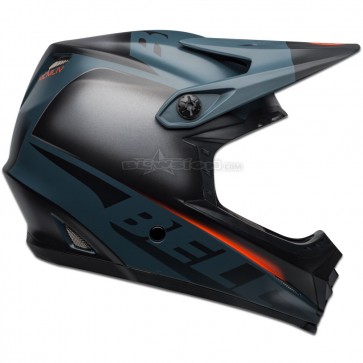 Bell Full-9 Fusion Helmet - Matte Black / Slate / Orange