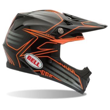 Bell Moto-9 Carbon Helmet - Pinned Orange
