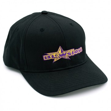 Blowsion B-Star Snapback Hat Black/Purple/Yellow