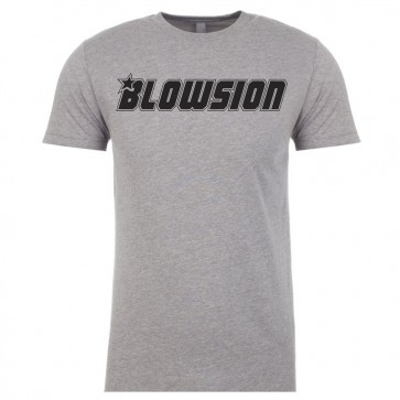 Blowsion Corporate T-Shirt - Grey with Black Logo (Front)