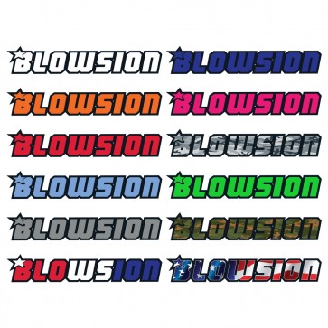 Blowsion Corporate Sticker 8 (All Color Options)