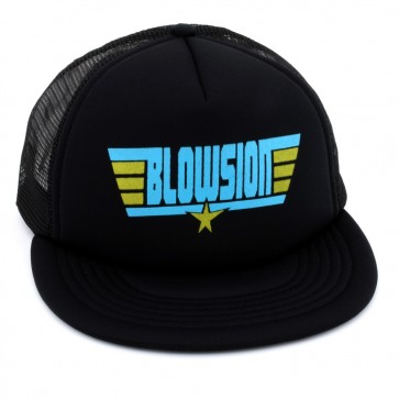 Blowsion Snapback Hat - Black