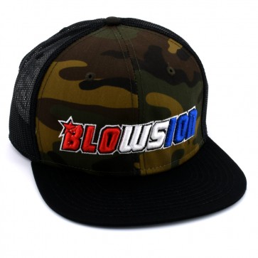 Blowsion Snapback Hat - Camo USA