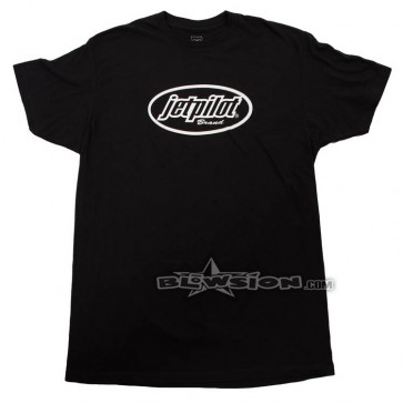Jet Pilot Emblem T-Shirt - Black