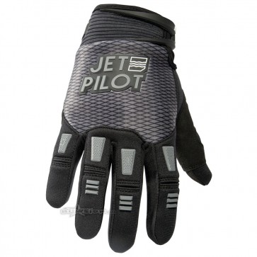 Jetpilot Hold Fast Full Finger Glove Black/Grey - JP22300
