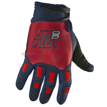 Jetpilot Hold Fast Full Finger Glove Blue/Red - JP22300