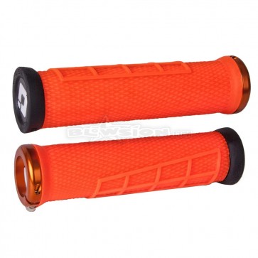 ODI Elite Flow Lock-On Grip Set V2.1 Orange (130mm)
