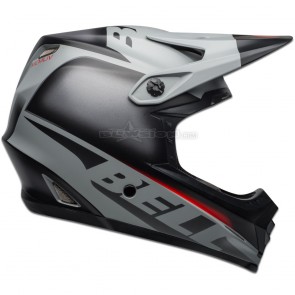 Bell Full-9 Fusion Helmet - Matte Black / Grey / Crimson