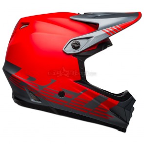 Bell Full-9 Fusion Helmet - Matte Grey / Red