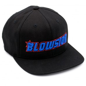 Blowsion FlexFit Snapback Hat - Black/Blue/Red