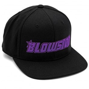 Blowsion FlexFit Snapback Hat - Black/Purple