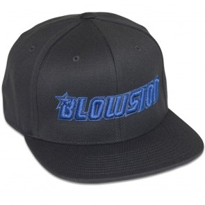 Blowsion FlexFit One Ten Snapback Hat - Dark Grey/Blue