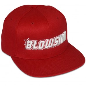 Blowsion FlexFit One Ten Snapback Hat - Red/White