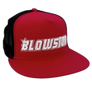 Blowsion Snapback Corporate Hat - Red/Black