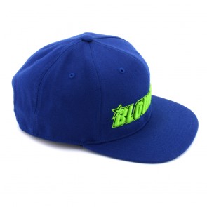Blowsion FlexFit Snapback Hat - Blue/Neon Green