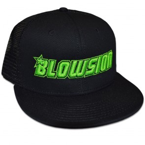 Blowsion Snapback Hat - Neon Green