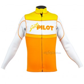 Jet Pilot Vintage Jacket Orange/White - JP23142