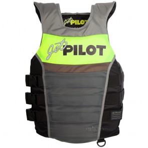 Jet Pilot Vintage Vest - Grey/Neon - JP23212