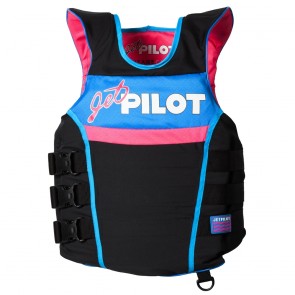Jet Pilot Vintage Vest Black/Pink - JP23212
