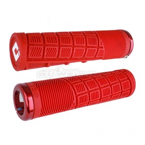 ODI Reflex Lock-On Grip Set V2.1 Red (135mm)