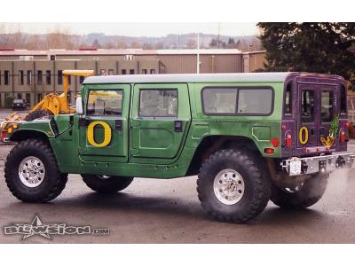 Blowsion Custom Painted U of O Ducks Hummer- 1999 - first edition