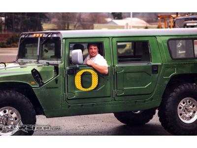Blowsion Custom Painted U of O Ducks Hummer- 1999 - first edition