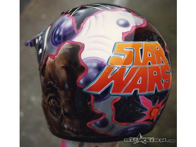 Blowsion Custom Painted Star Wars Theme Shoei VFX Motocross Helmet- 1997