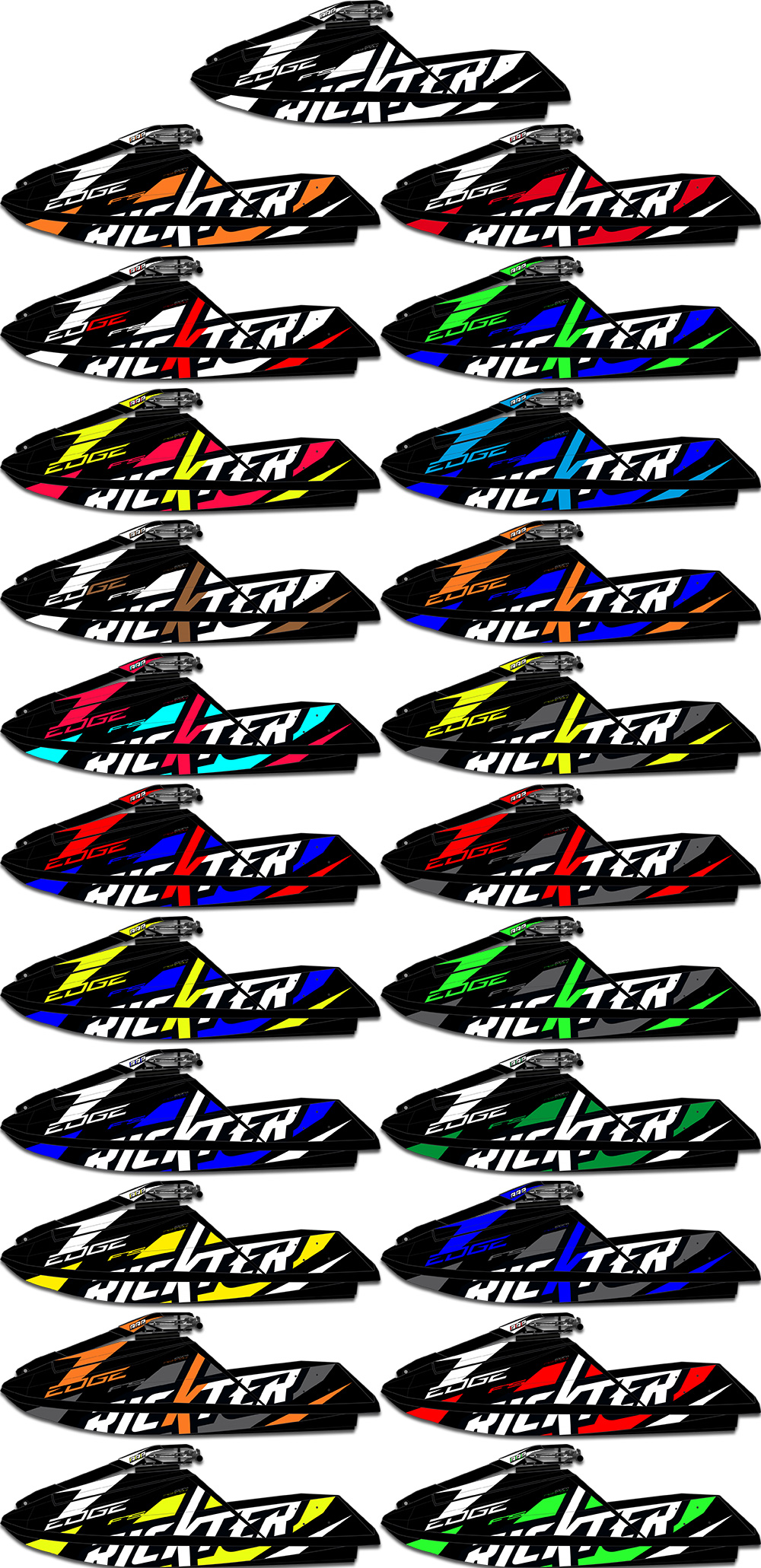 2021 Rickter Edge Hull Color Options